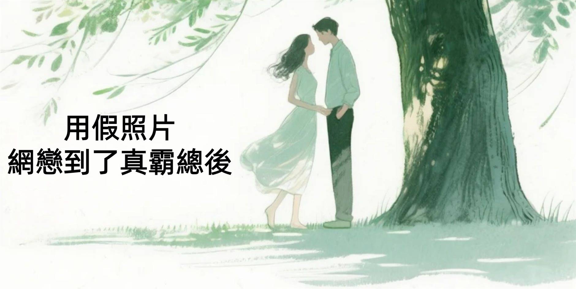 用假照片網戀到了真霸總後