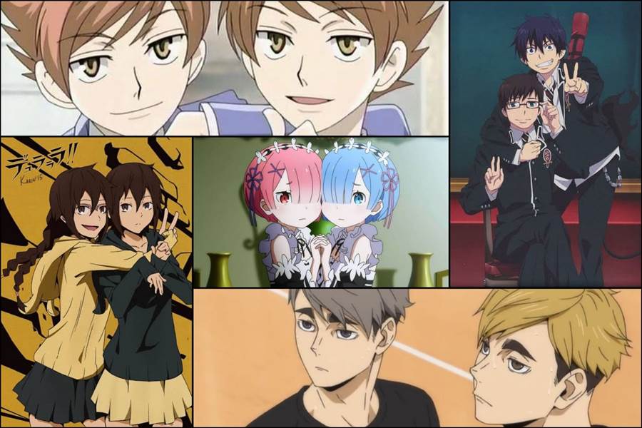 9 most iconic anime twins who are polar opposites